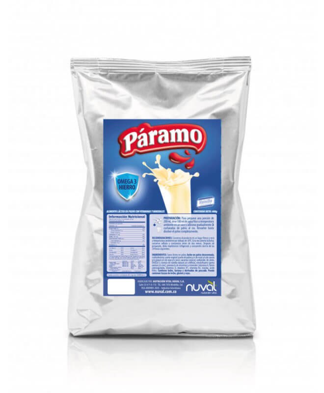 Malteada Páramo Saborizada Plus 400g